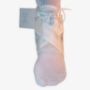 Detail of White Ankle Brace or Guard Strapping